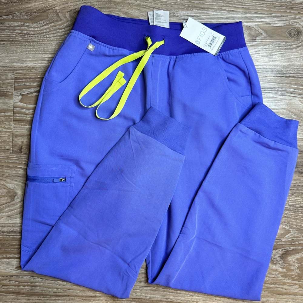 Figs High Waisted Jogger- Blueberry M 🫐